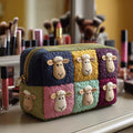 Ashley - Quilted Toiletry Bag - Patchwork