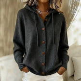 Goldie™ Hooded Button Cardigan