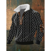 HIGH-COLLARED POLAR FLEECE SHIRT