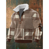 HIGH-COLLARED POLAR FLEECE SHIRT