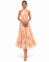 Aurora | Halterneck Maxi Dress