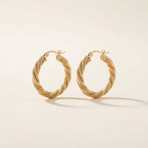 Livia Twist Hoops