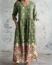 Clara™ | Floral Comfort Maxi Dress