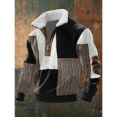 HIGH-COLLARED POLAR FLEECE SHIRT