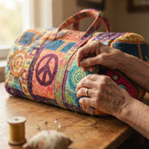 Bohovana | Boho Patchwork Camper Van Quilted Duffle