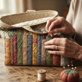 Winona | Library Shelf Quilted Tote
