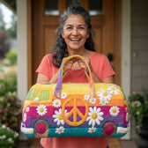 Daisyvana | Daisy Peace Camper Van Quilted Duffle