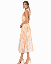 Aurora | Halterneck Maxi Dress