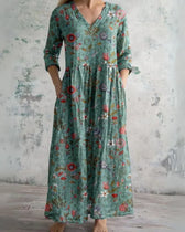 Clara™ | Floral Comfort Maxi Dress