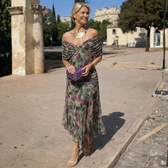 Mikaela | Maxi Dress with Off-the-Shoulder Design