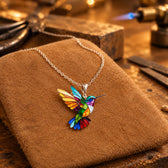 Colorful Hummingbird Necklace