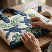 Ophelia | Sea Turtles Quilted Tote