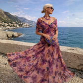 Mikaela | Maxi Dress with Off-the-Shoulder Design
