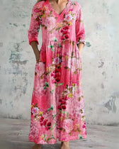 Clara™ | Floral Comfort Maxi Dress