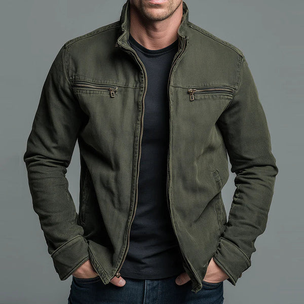 Marcos | Vintage Cotton Jacket with Zip