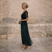 Mikaela | Maxi Dress with Off-the-Shoulder Design