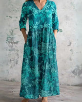 Clara™ | Floral Comfort Maxi Dress