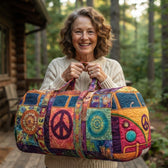 Bohovana | Boho Patchwork Camper Van Quilted Duffle