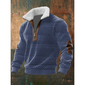 HIGH-COLLARED POLAR FLEECE SHIRT