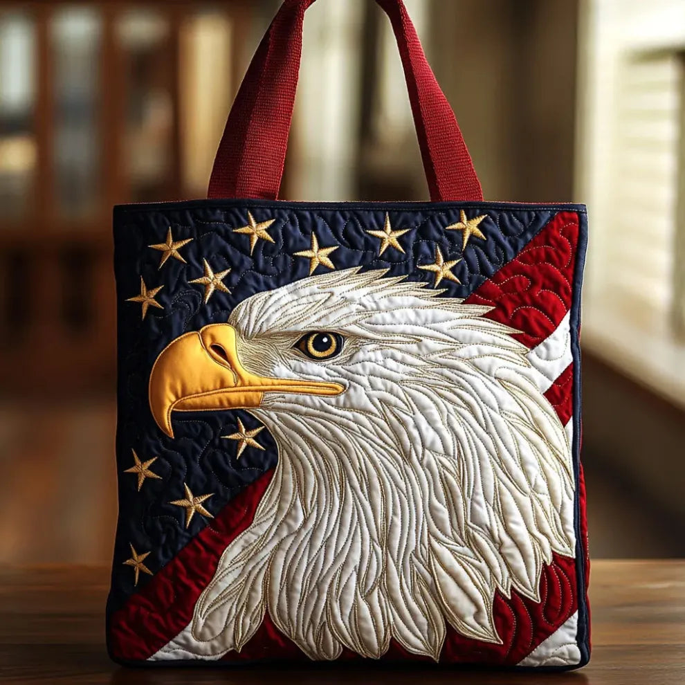 Freedom Eagle | Handmade Quilted Bag
