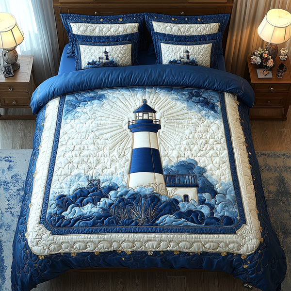 Leuchtturm Brise | 3-piece Bedspread Set