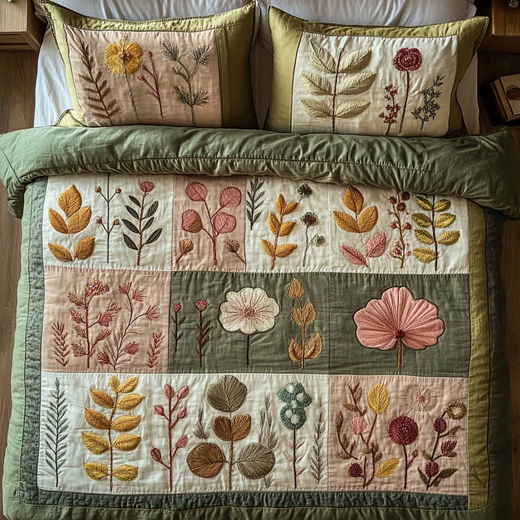 Botanical Dream | 3-Piece Bedspread Set