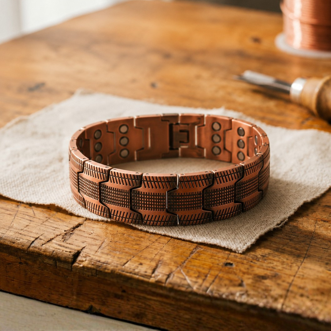 Crag Copper Cuff Bracelet