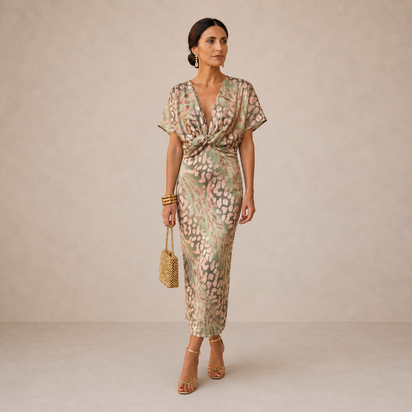 Copper Midi Dress | Women's Summer Dress