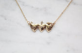 Sacred Hearts of the Holy Family Necklace