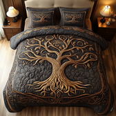 Golden Harmony | 3-Piece Bedspread Set