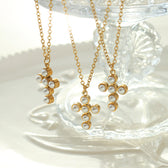 Halo Pearl Necklace