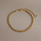 Heart Link Bracelet worn