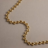 Heart Link Bracelet on wrist