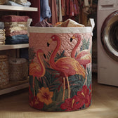 Flamingo Paradise Laundry Basket