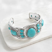 Valencrest Sky Cuff Bracelet | White Gold
