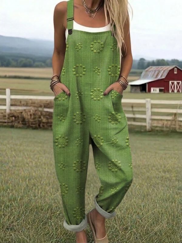 Freja | Casual Patterned Jumpsuit
