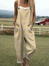 Freja | Casual Patterned Jumpsuit