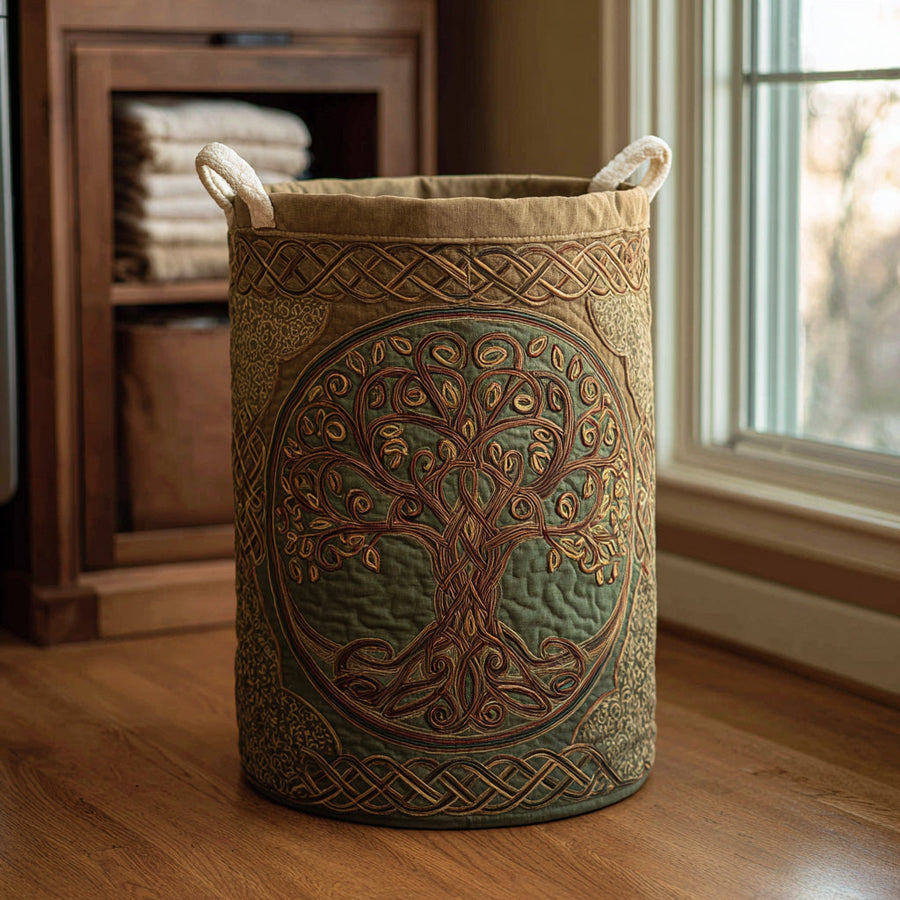 Ella & Finn Boutique quilted laundry basket