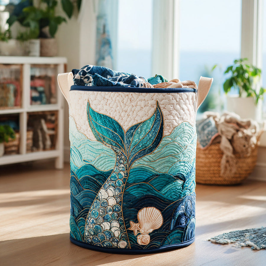 Ella & Finn Boutique quilted laundry basket