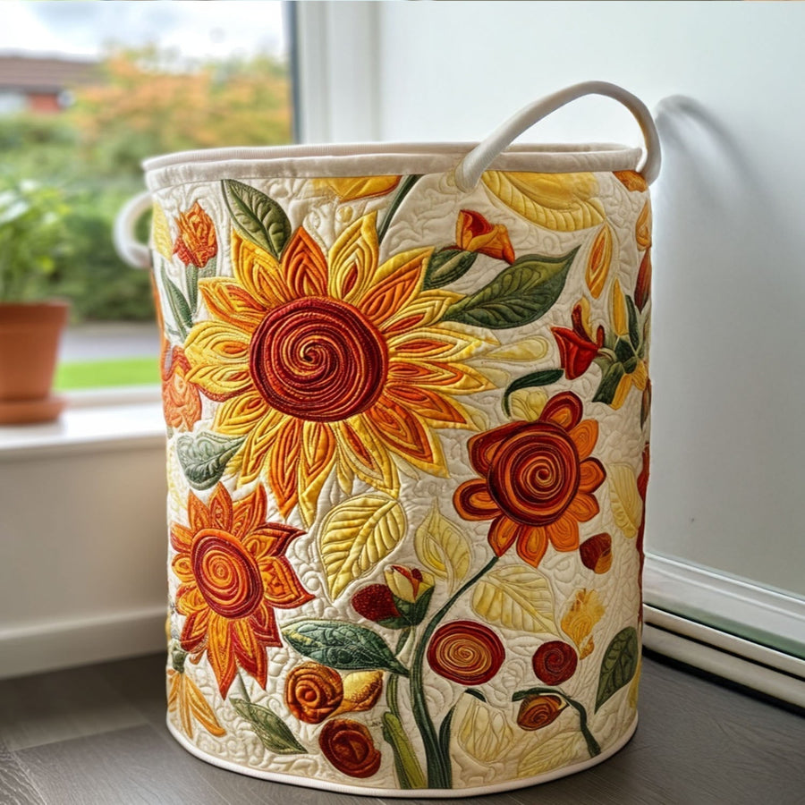Ella & Finn Boutique quilted laundry basket