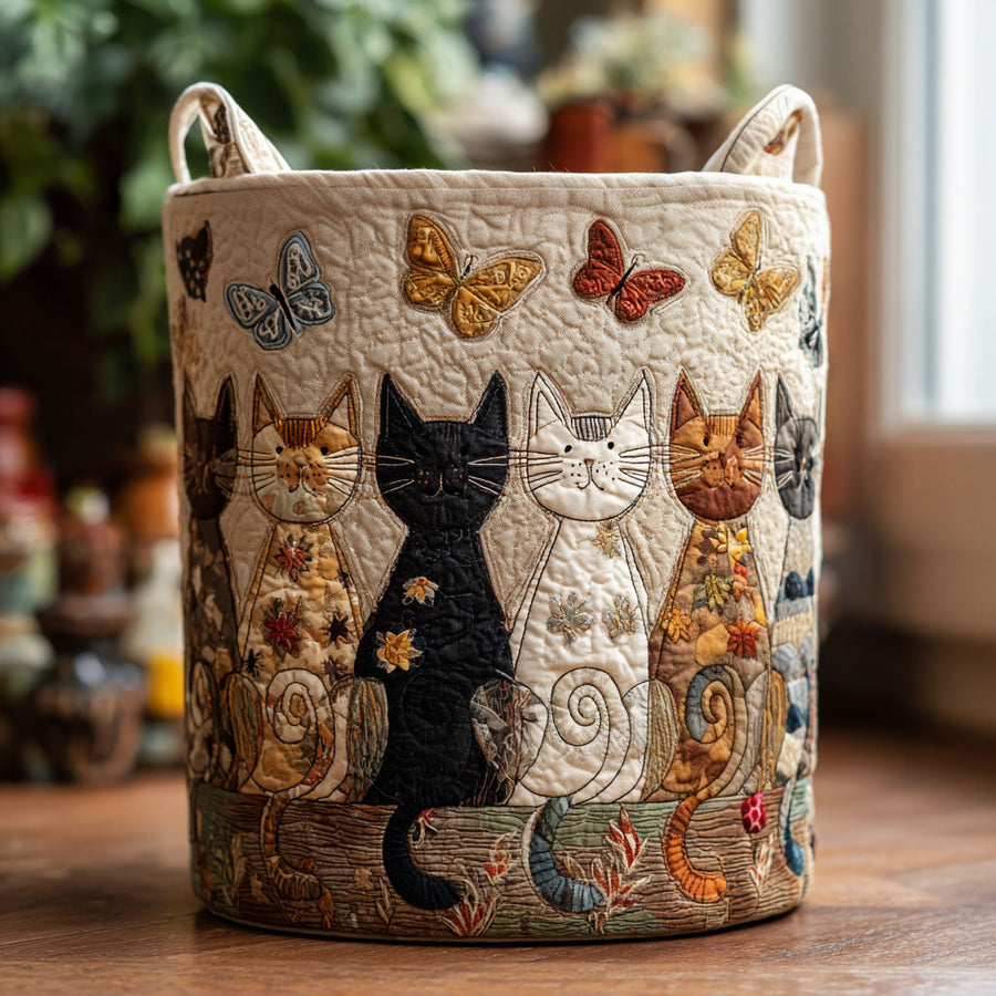 Ella & Finn Boutique quilted laundry basket