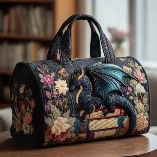 Ember | Book Dragon Quilted Duffle
