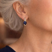 Regal Midnight Drop Earrings