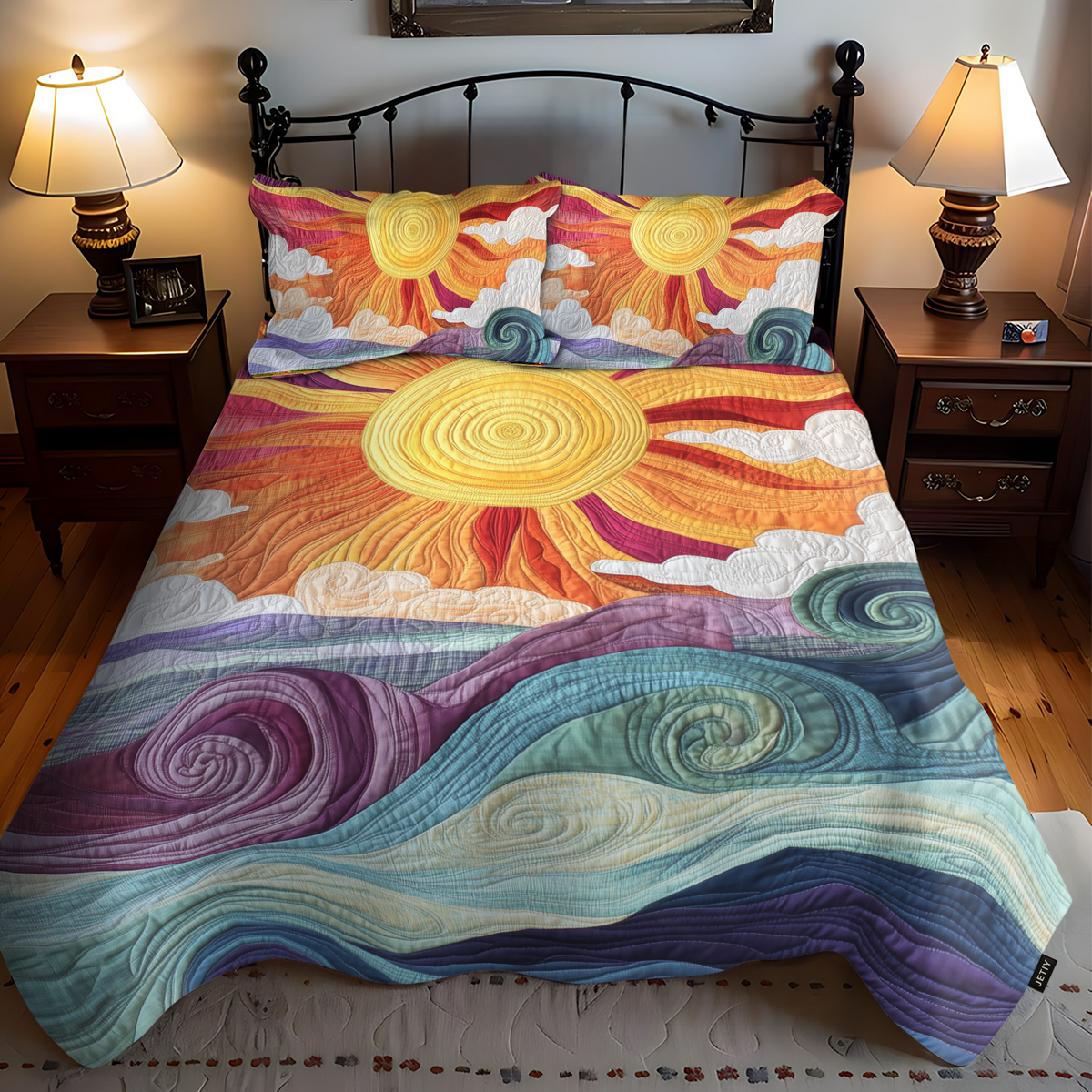 Sun Rays | 3-Piece Bedspread Set
