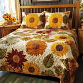Sunflower Serenade | 3-Piece Bedspread Set