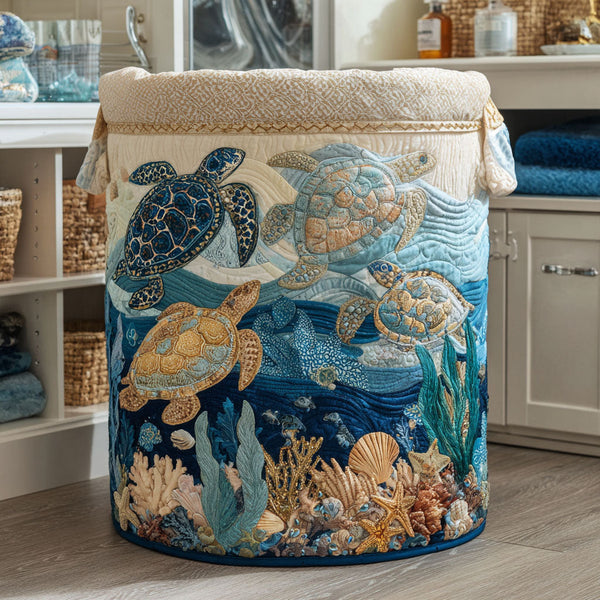 Shell Shine Laundry Basket