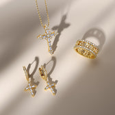 Byzantine Faith Cross Pendant Necklace