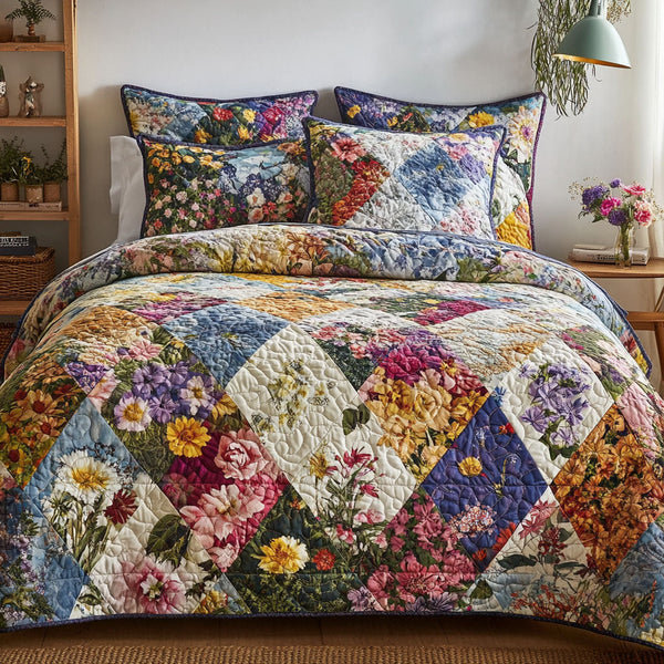 Vintage Blooms | 3-Piece Bedspread Set