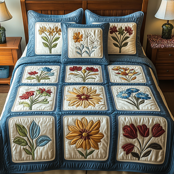 Wildflower Charm | 3-Piece Bedspread Set
