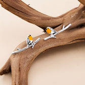 Bird Cartoon Earrings